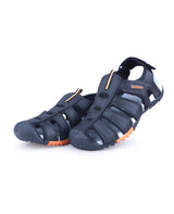 MEN'S BLACK SANDALS 207007