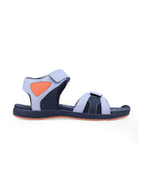 Men's gray floaters 207701