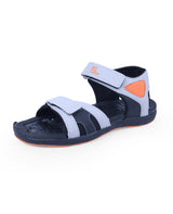 Men's gray floaters 207701