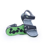 Men's black floaters 207704