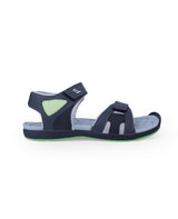 Men's black floaters 207704