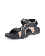 Men's black floaters 207707