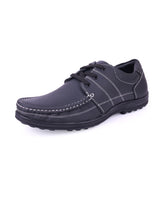 Men's leather loafer black Shoes 207810