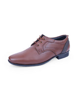 Kids leather brown shoes (9Years to 13 years) 207817