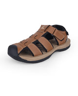 Men's brown floaters 208064