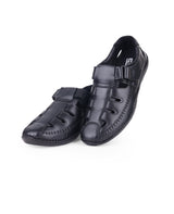 Men's Fisherman black Sandals 209006