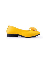 Girl's belly yellow shoes (1year to 12Years) 22017