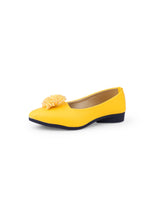 Girl's belly yellow shoes (1year to 12Years) 22017