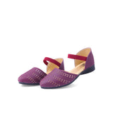Girls belly maroon shoes (5 TO 12 YEAR ) 22030