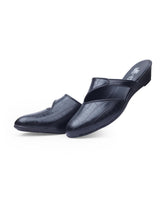 Ladies Black half shoes 23556