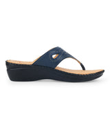 ladies leather medicated chappals 24050