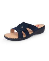 Ladies comfort blue chappal 24056