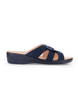 Ladies comfort blue chappal 24056