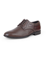 Men's premium leather formal brown shoes 24871