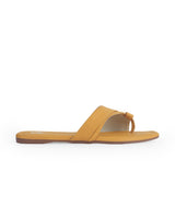 LADIES FLAT YELLOW CHAPPAL 25517