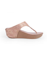 Ladies Heel tan chappals 25519