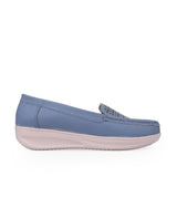 Ladies blue shoes 25523