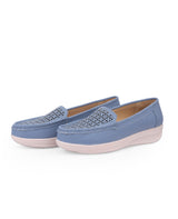 Ladies blue shoes 25523