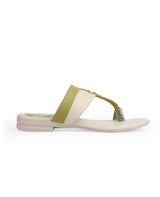Ladies multi color flat chappals 26620