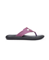 ladies flat purple chappals 26741