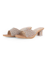 Ladies partywear heel chappal 26751