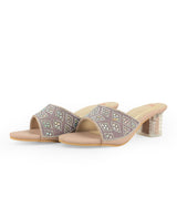 Ladies partywear heel chappal 26752