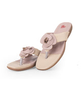 LADIES FLAT PEACH CHAPPALS 26756