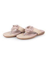 LADIES FLAT PEACH CHAPPALS 26756