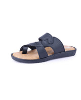 men's black chappals 26908