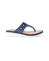ladies comfort blue chappals 27207