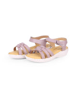 Ladies comfort light purple sandals 27228