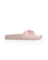 ladies flat chappals pink 27233