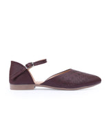 Ladies Flat cherry sandals 27609