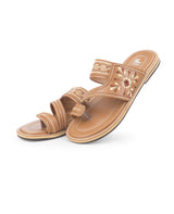 men's kolhapuri tan color chappals 27717