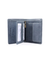 Men Leather gray wallet 28839