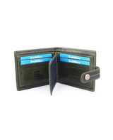 MEN LEATHER GREEN WALLET 29544