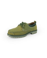 Men's Leather casual green shoes 29604