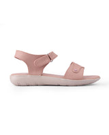 Ladies heel peach sandals 29954