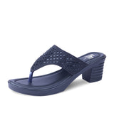 ladies heel fancy black chappals 29968