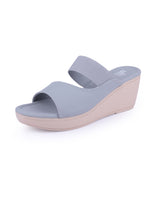 ladies heel gray chappals 109627