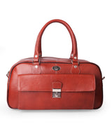 Leather duffle bag 113713