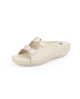 ladies heel comfort beige chappals 301201