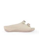 ladies heel comfort beige chappals 301201