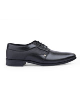 Men's leather black shoes 30310