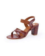 ladies Heel brown sandals 329917