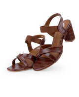 ladies Heel brown sandals 329917