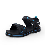 Men's black floaters 45396