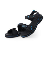 Men's black floaters 45396