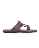 Men's brown chappals 506131