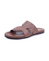 men's brown chappals 61453